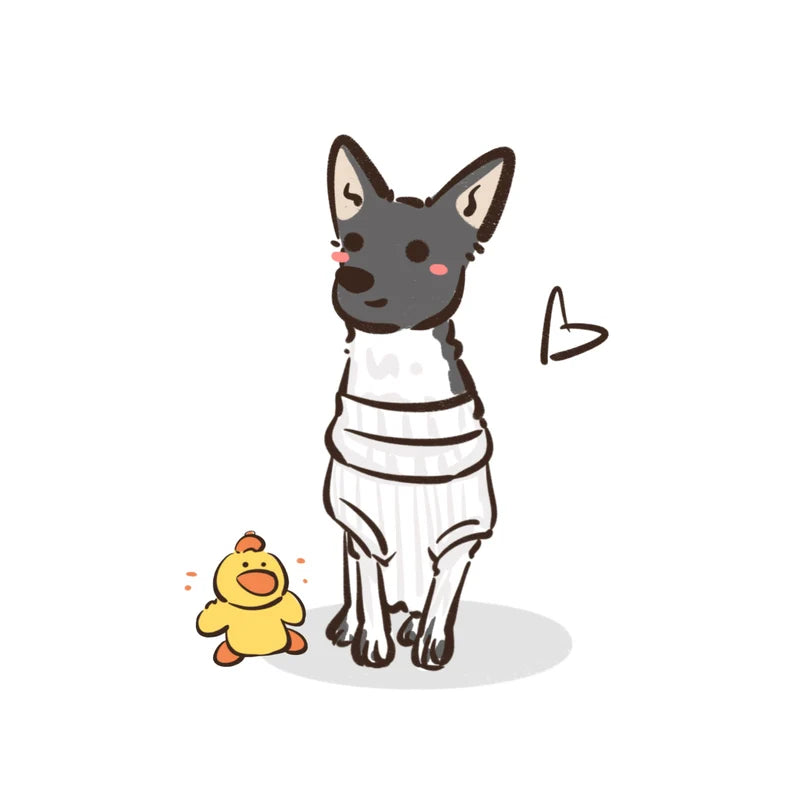 Custom Kawaii Pet Doodle – Cute Chibi Style Portrait (Digital Download)