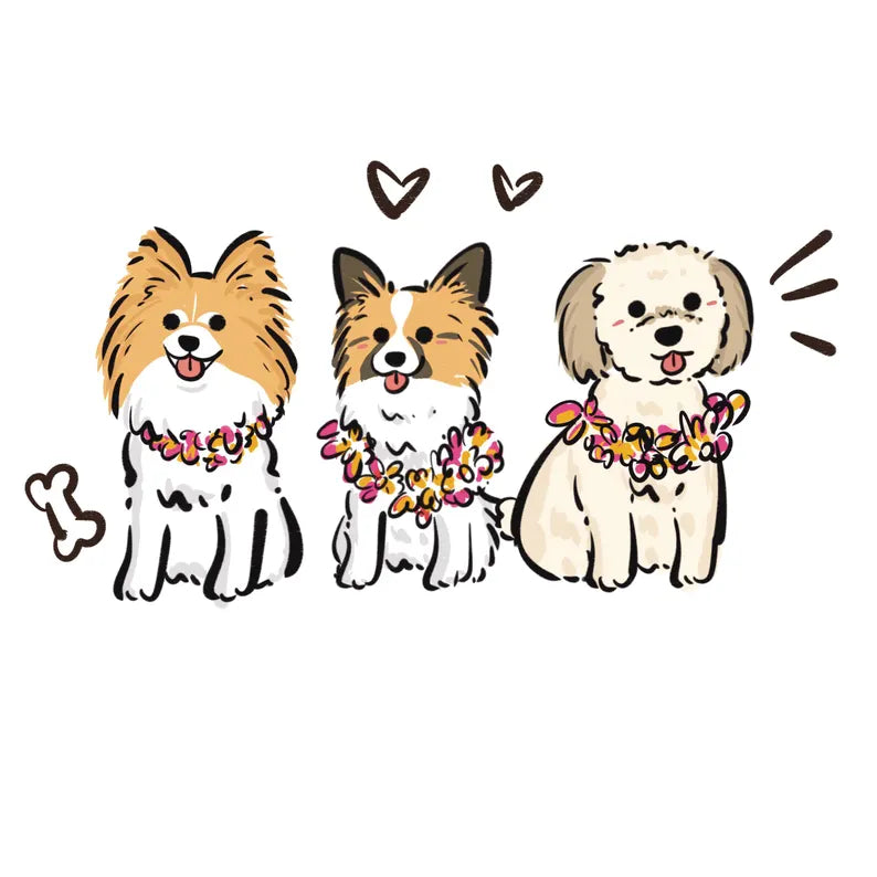 Custom Kawaii Pet Doodle – Cute Chibi Style Portrait (Digital Download)