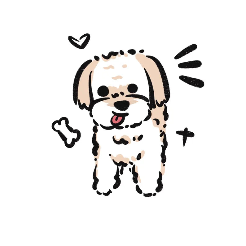 Custom Kawaii Pet Doodle – Cute Chibi Style Portrait (Digital Download)