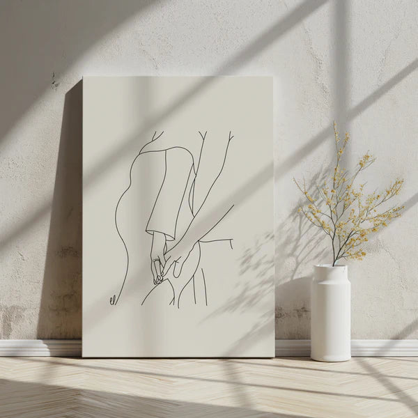 Custom One Line Drawing Digital Download