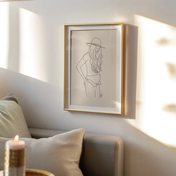 Custom One Line Drawing Digital Download