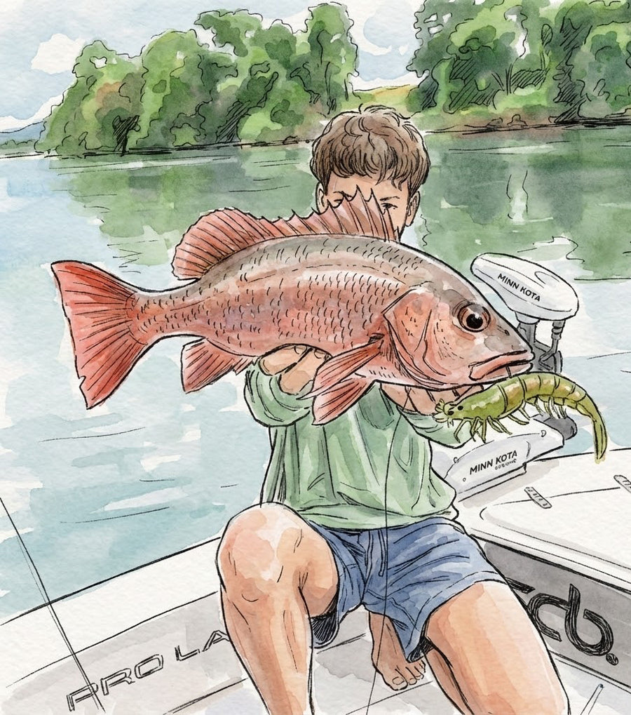 Custom Fishing Portrait – "The Big Catch" Trophy Art (Digital Download)